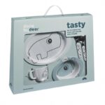 Coffret Repas Contour - Bleu Pastel