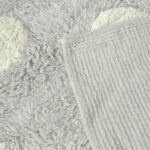 Tapis enfant coton COTON RONDA gris et blanc – Lavable en machine – Image 5