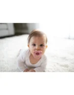 Dr Brown’s Sucette en silicone 0-6 mois HappyPaci Rose & Vert – Image 6