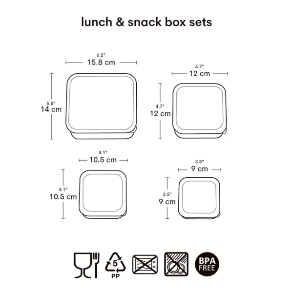 Boîtes à goûter Trendymom
