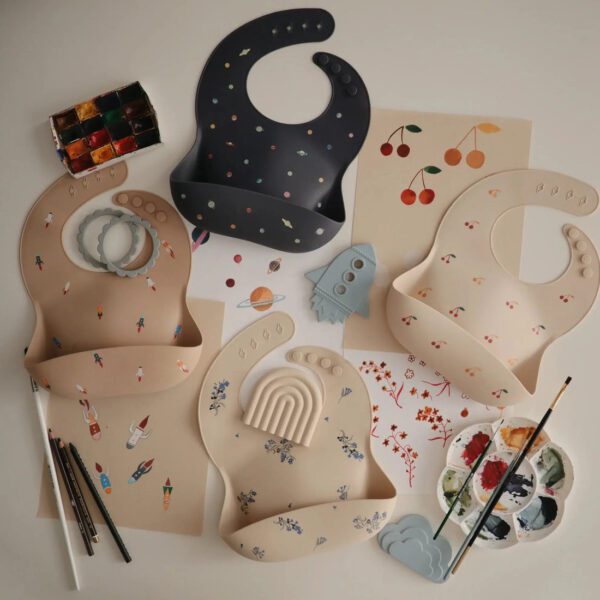 bavoir bébé en silicone