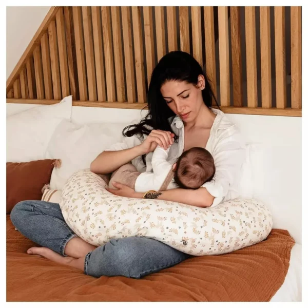 Coussin d'allaitement Candide Jersey 3en1 - Colombes