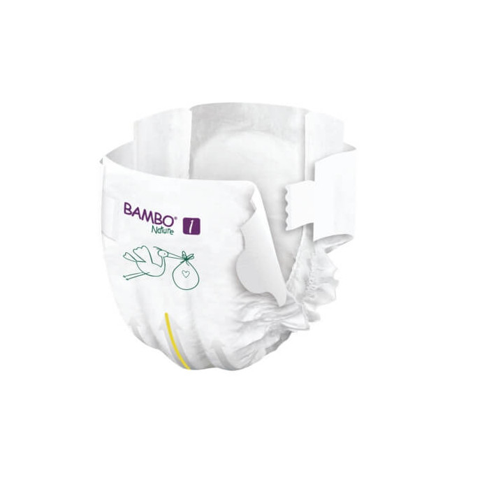 Couches Bambo Nature Taille 1 (2-4kg) 22 unités