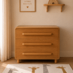 Commode enfant 3 tiroirs en hêtre