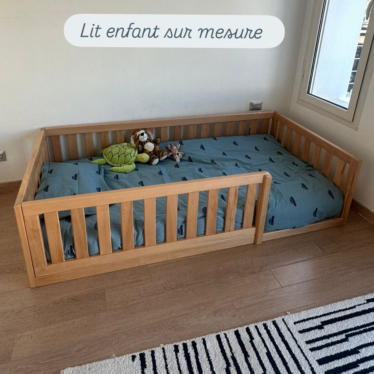lit-enfant-sur-mesure-hetre-90x190 Lit enfant sur mesure en hêtre 90x190 cm