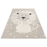 Tapis enfant LI ON beige, blanc – Image 4