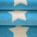 Tapis BULJI turquoise, crème – Image 3