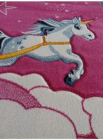 Tapis enfant CHATEAU LICORNE rose – Image 4
