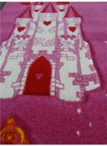 Tapis enfant CHATEAU LICORNE rose – Image 3